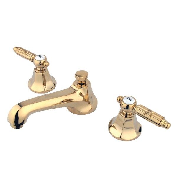 KS4462GL 8" Widespread Bathroom Faucet, Polished Brass